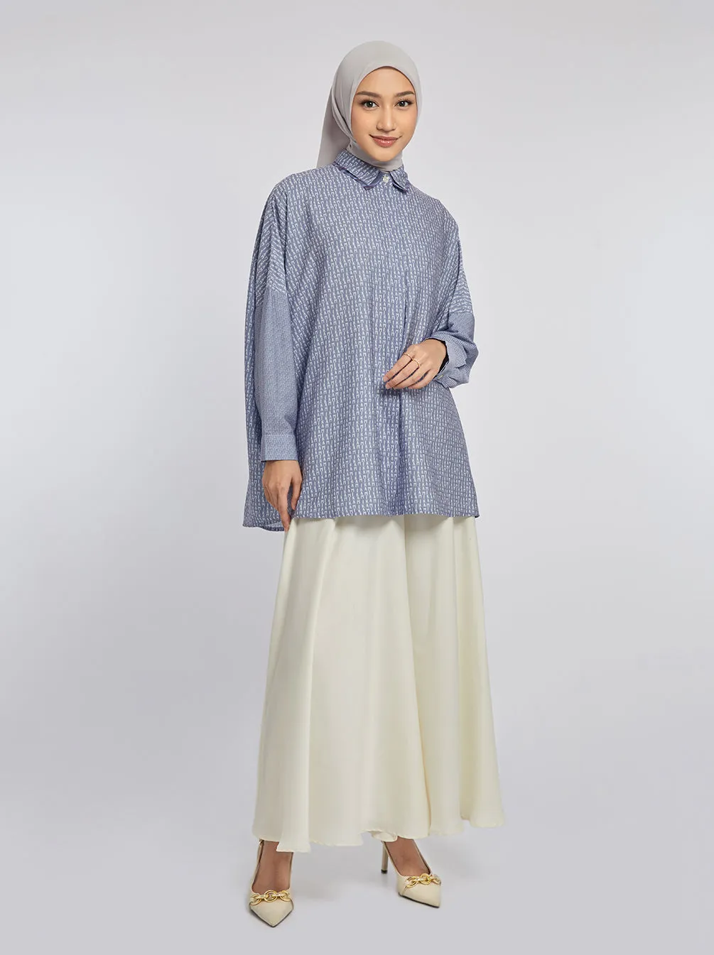 KEYNA BOXY TOP LAVENDER