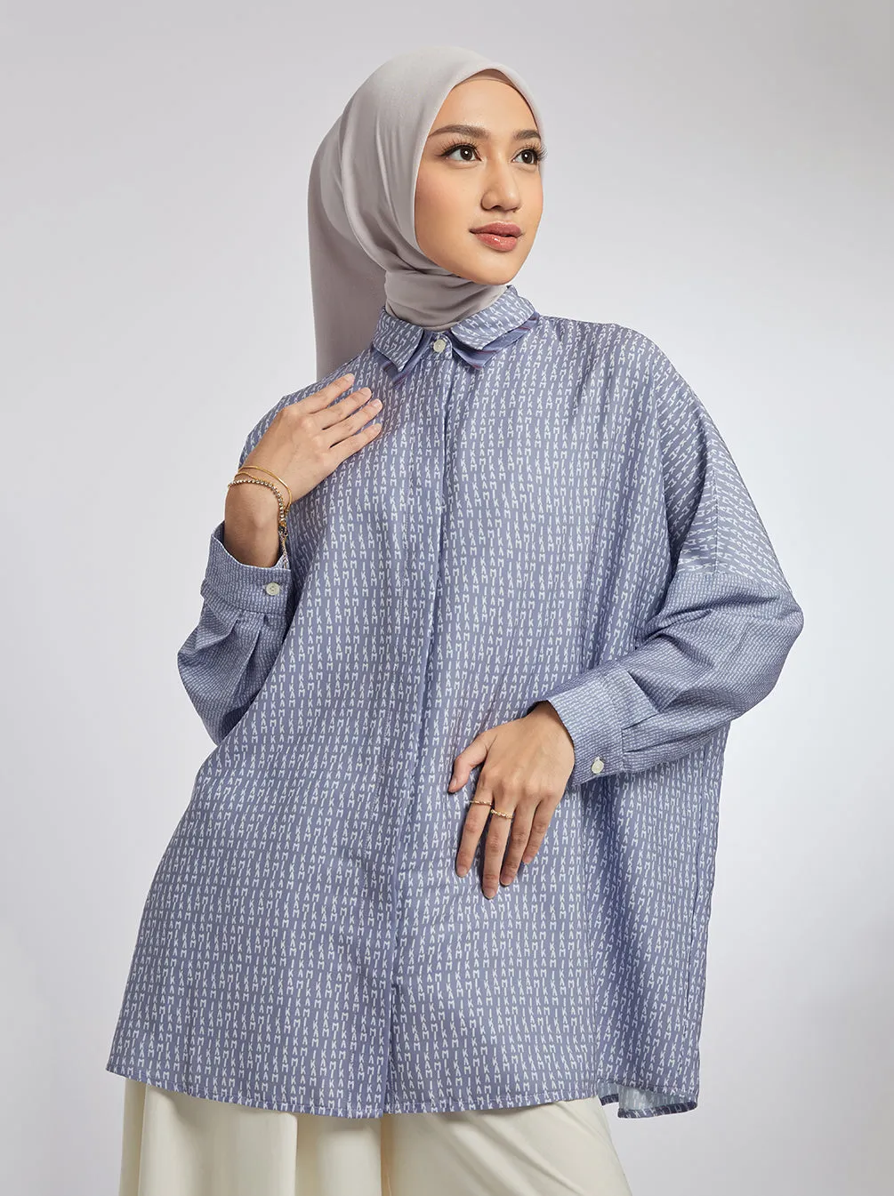 KEYNA BOXY TOP LAVENDER