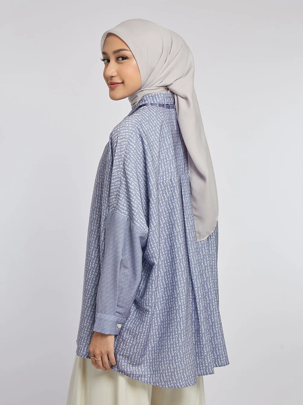 KEYNA BOXY TOP LAVENDER