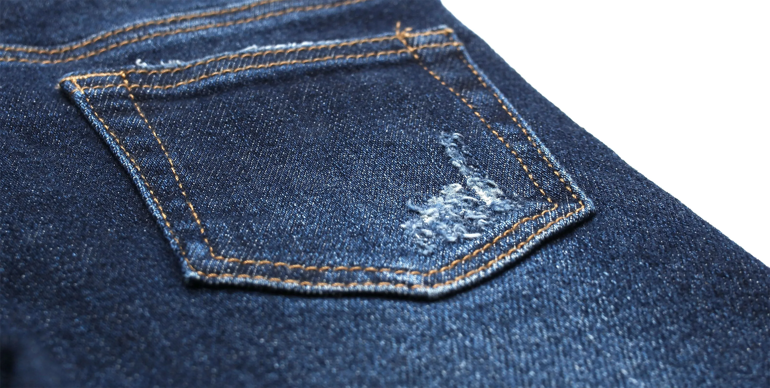 Kids Ripped Holes Patched Fashion Elastic Band Slim Jeans