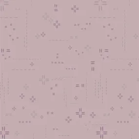 Lilac Dusk - Decostitch Elements - Quilting Cotton- 1/2 Meter