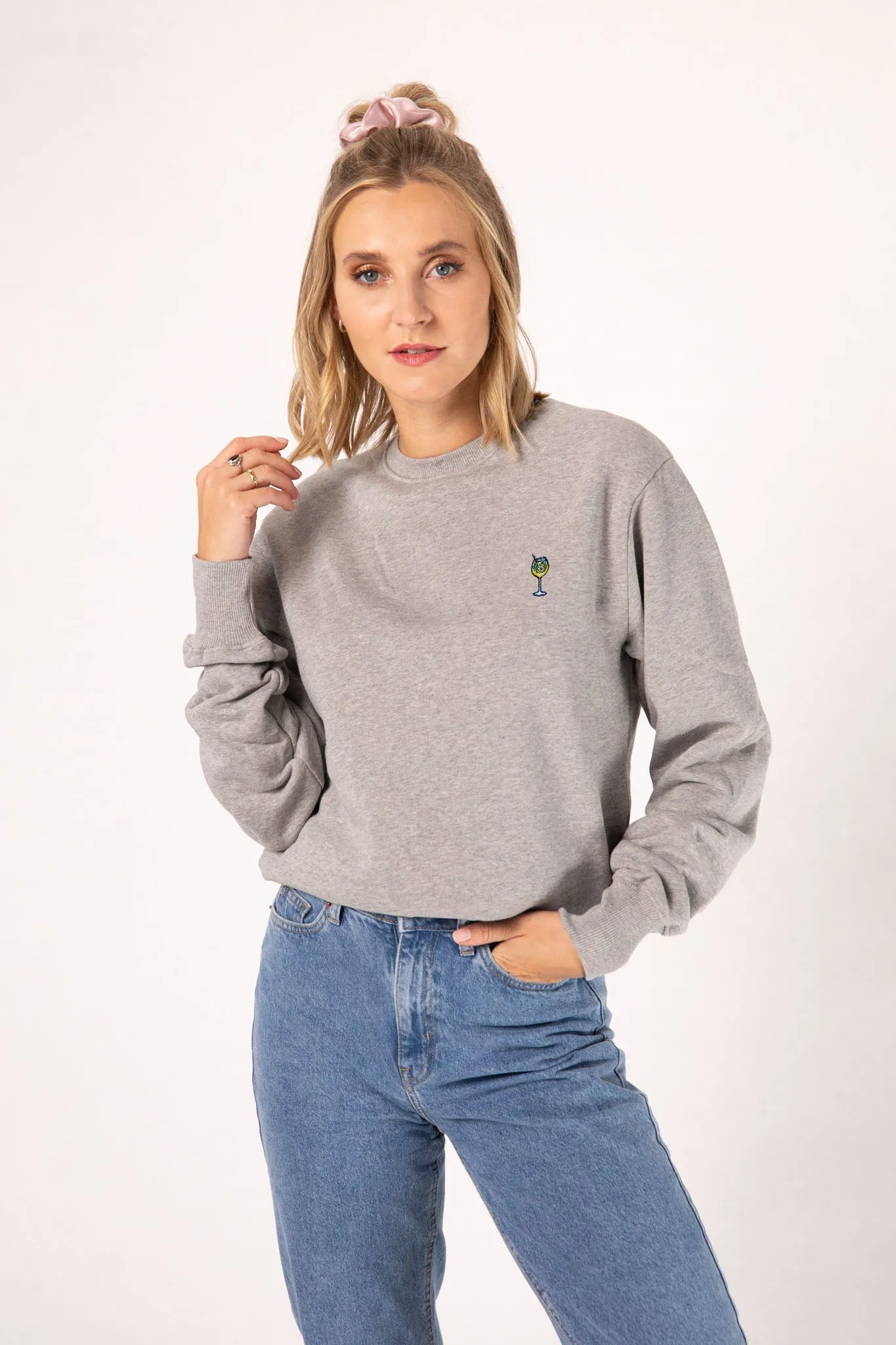 Limoncello Spritz  | Bestickter Bio-Baumwoll Frauen Pullover