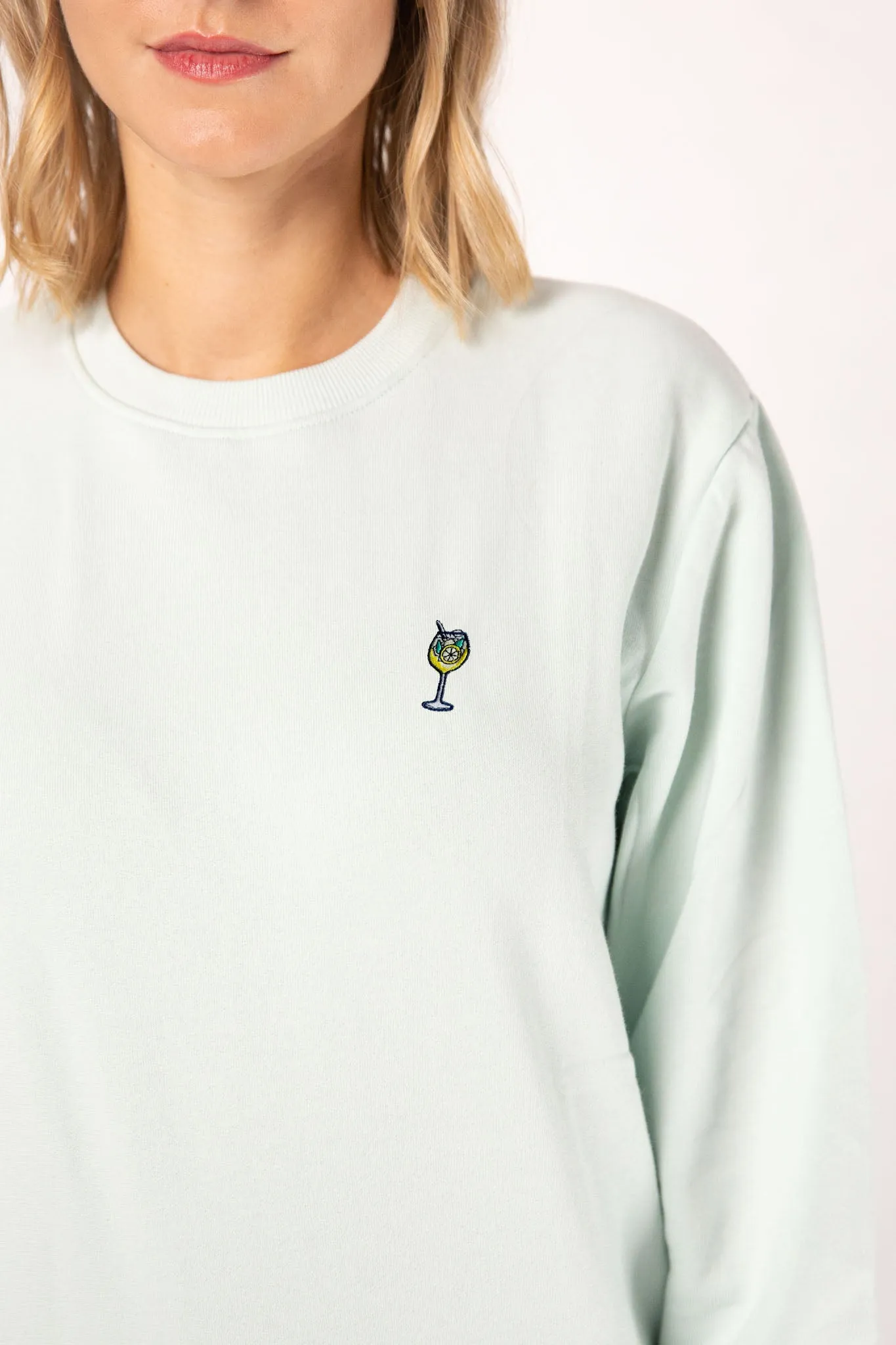 Limoncello Spritz  | Bestickter Bio-Baumwoll Frauen Pullover