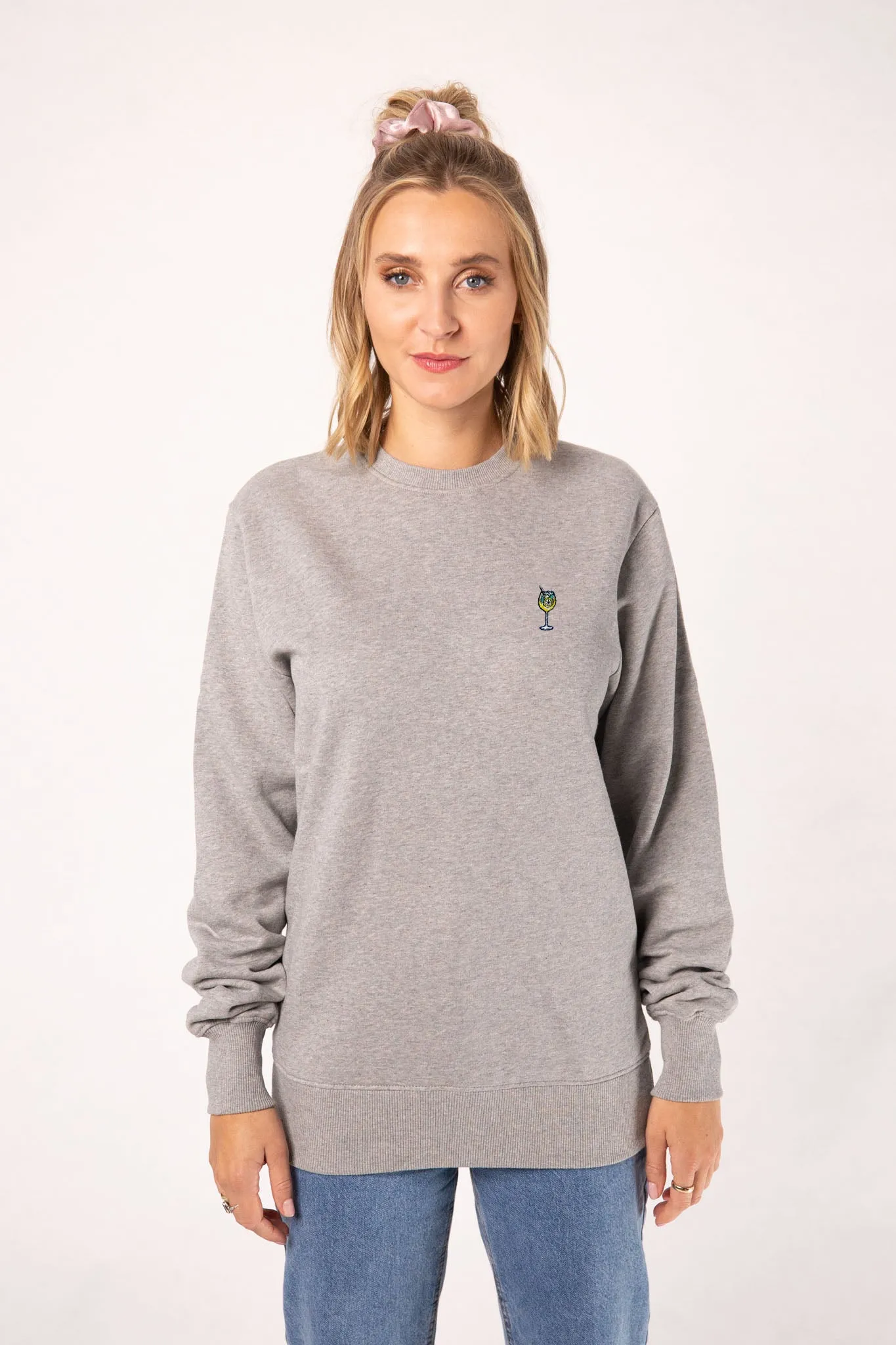 Limoncello Spritz  | Bestickter Bio-Baumwoll Frauen Pullover
