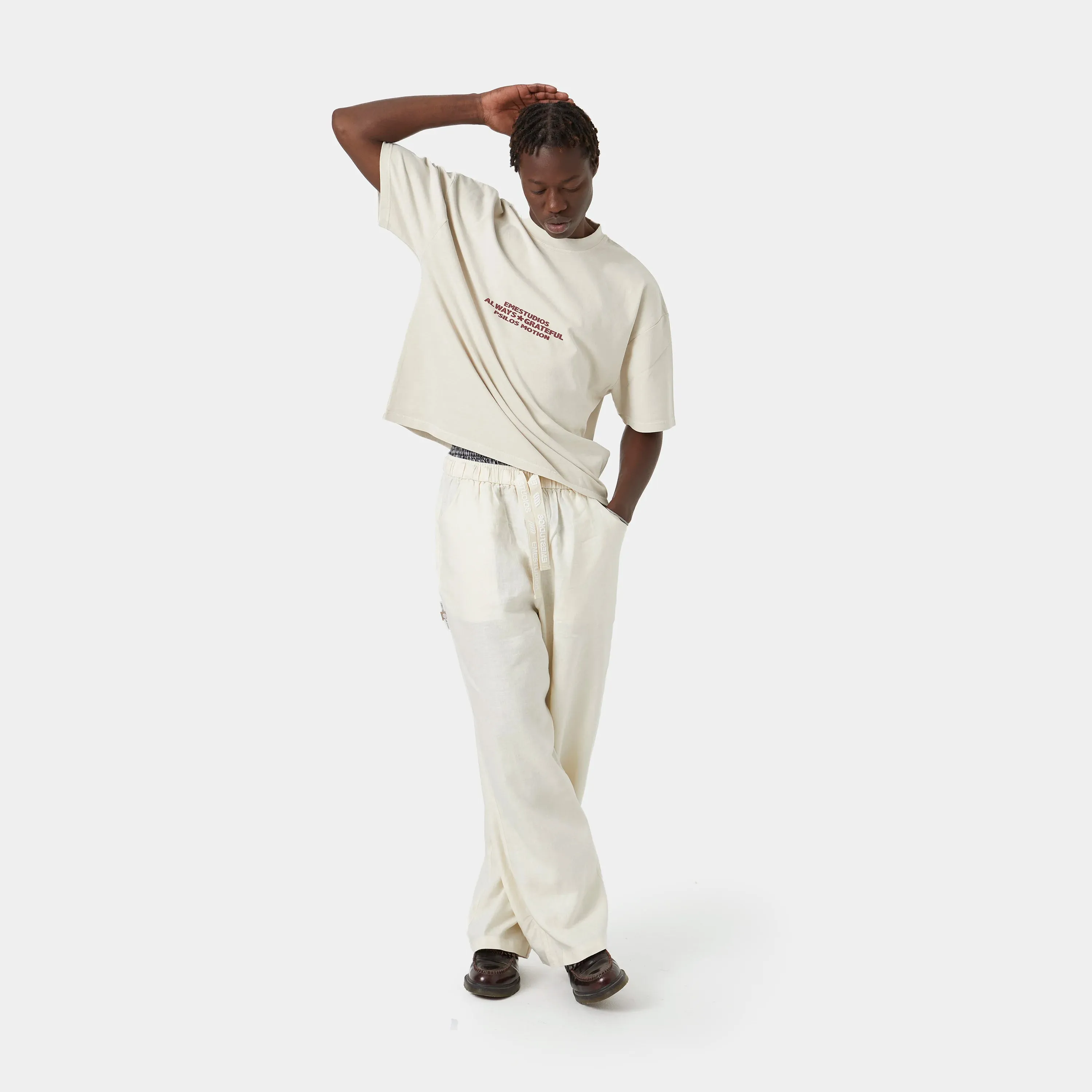 Linen Beige Pants