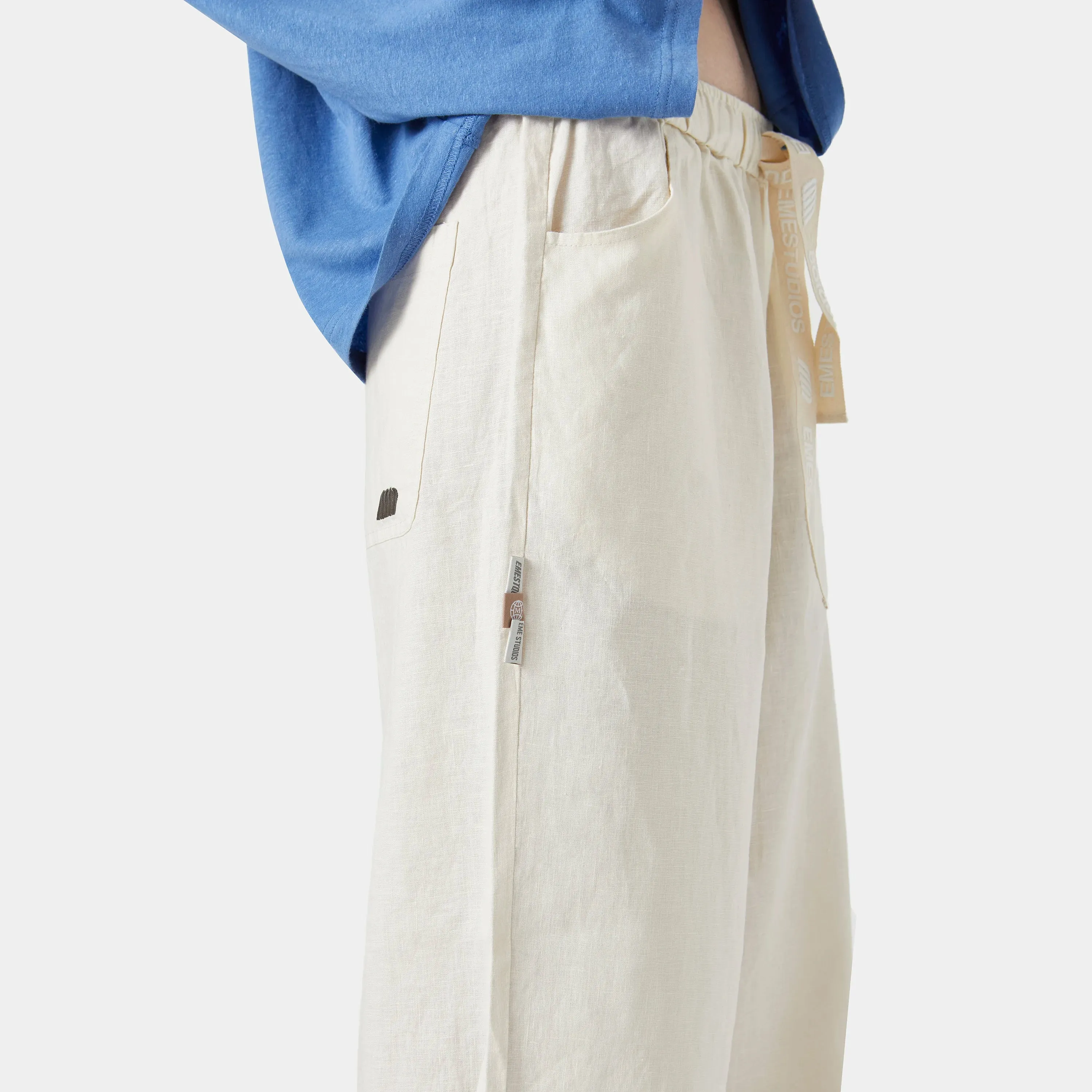 Linen Beige Pants