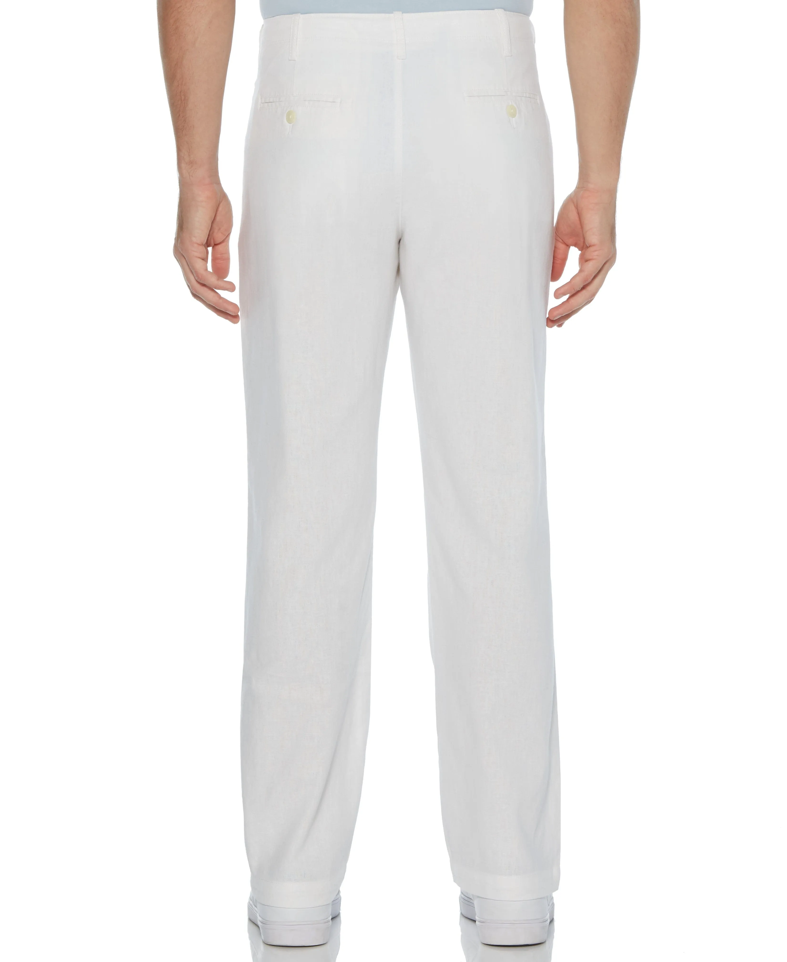 Linen Blend Drawstring Pant