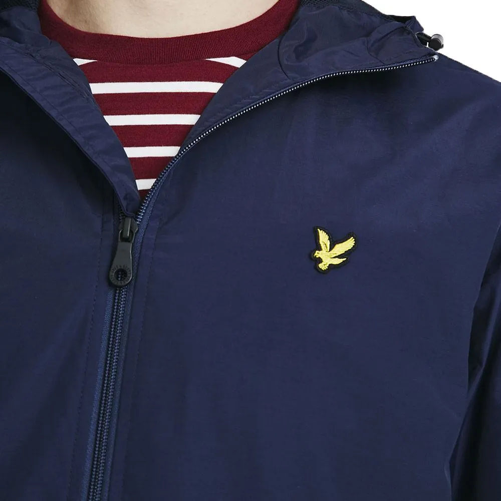 Lyle And Scott Zip Through Hooded Jacket - Navy JK464V