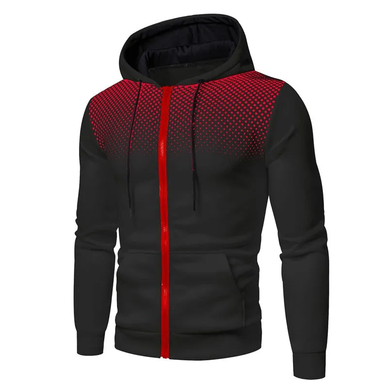 Men's fashion light fleece hoodie