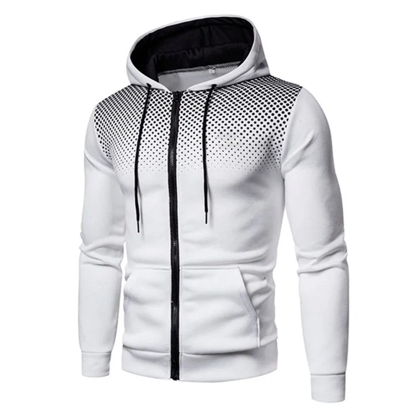 Men's fashion light fleece hoodie
