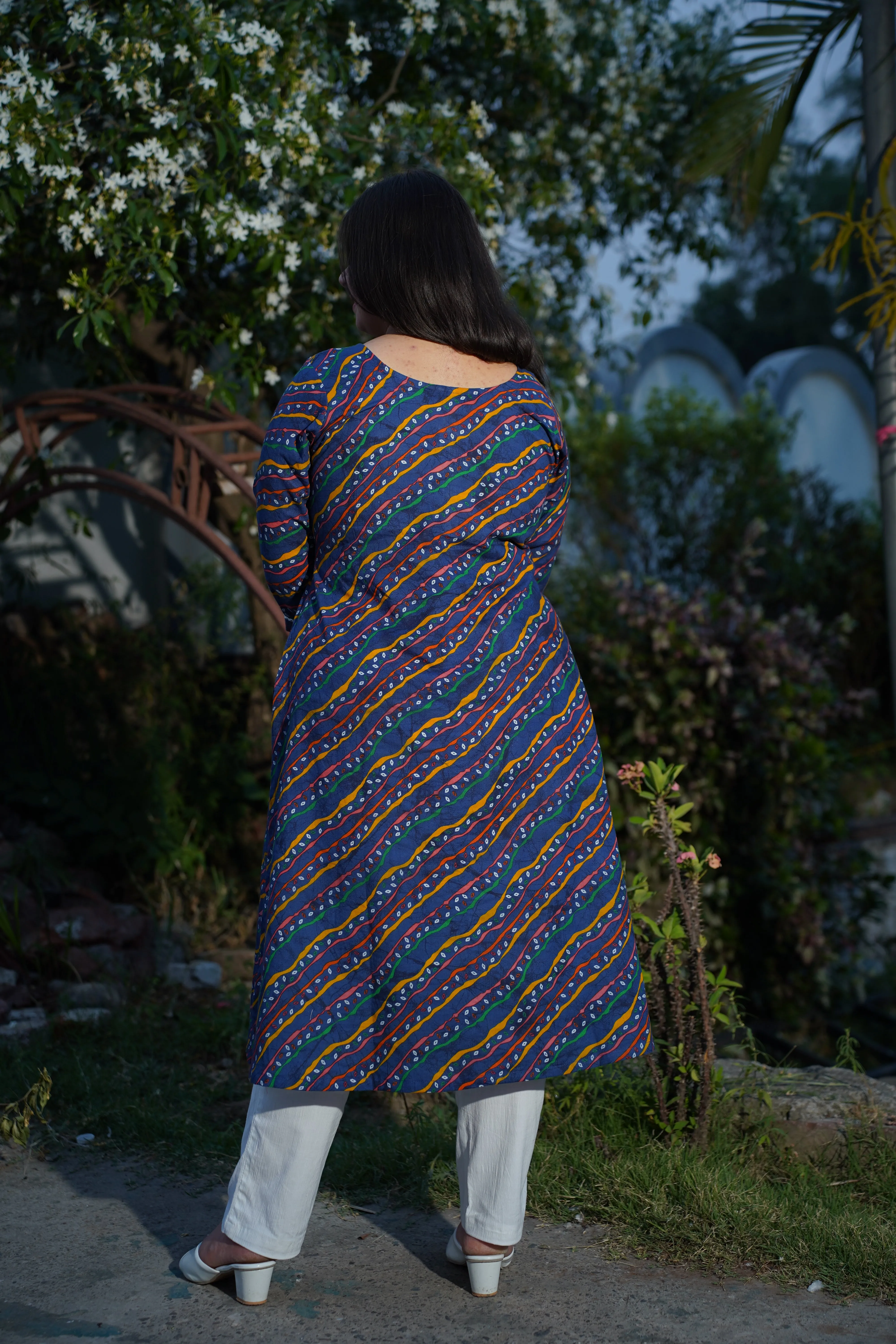 Neel Lehriya A-line Cotton Kurta