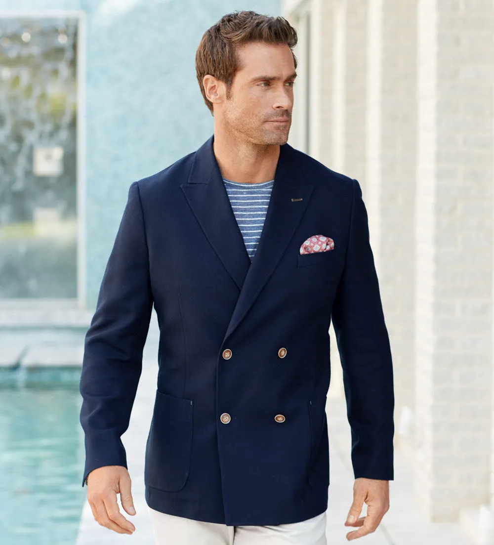 Patrick James Double-Breasted Soft Coat