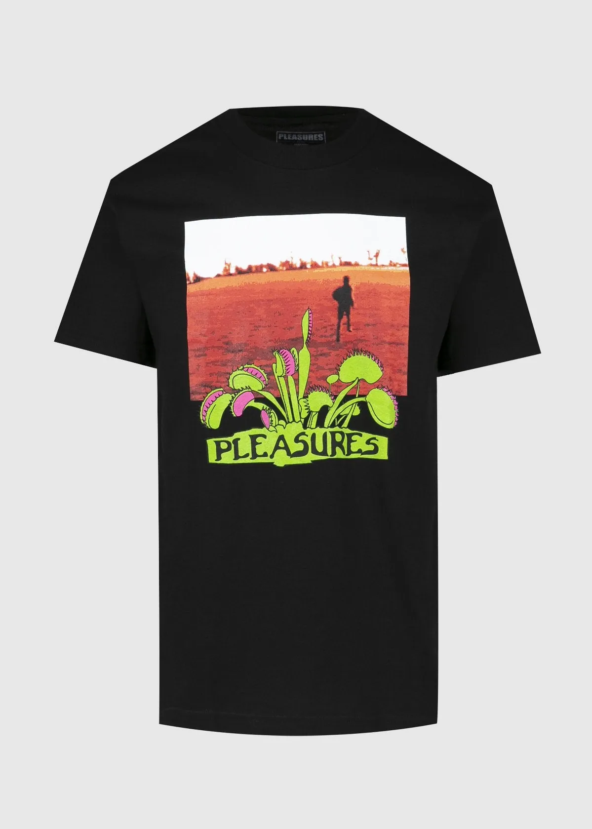 PLEASURES: TRAPPED TEE [BLACK]