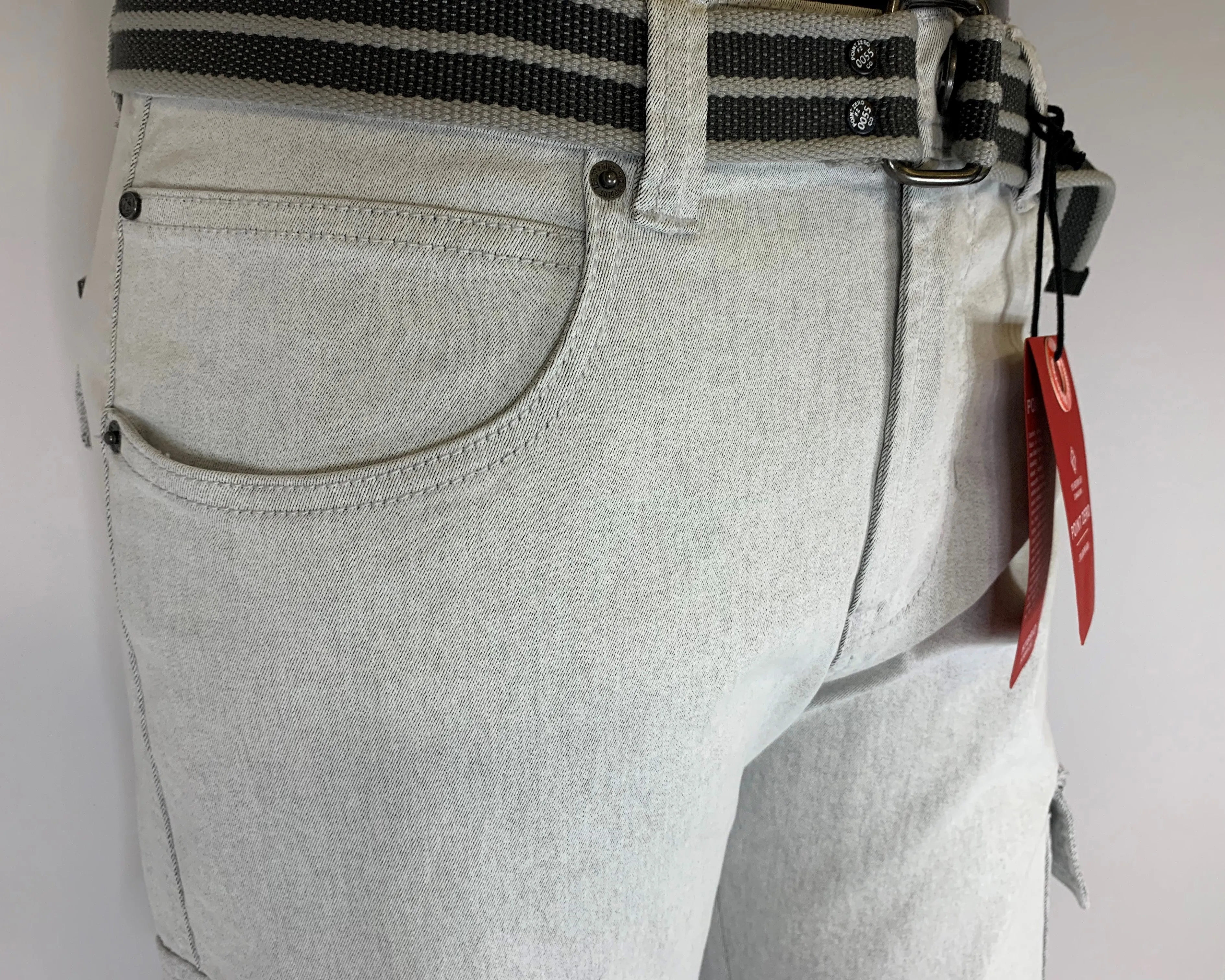 POINT ZERO STRETCH 2-TONE HYBRID CARGO SHORT