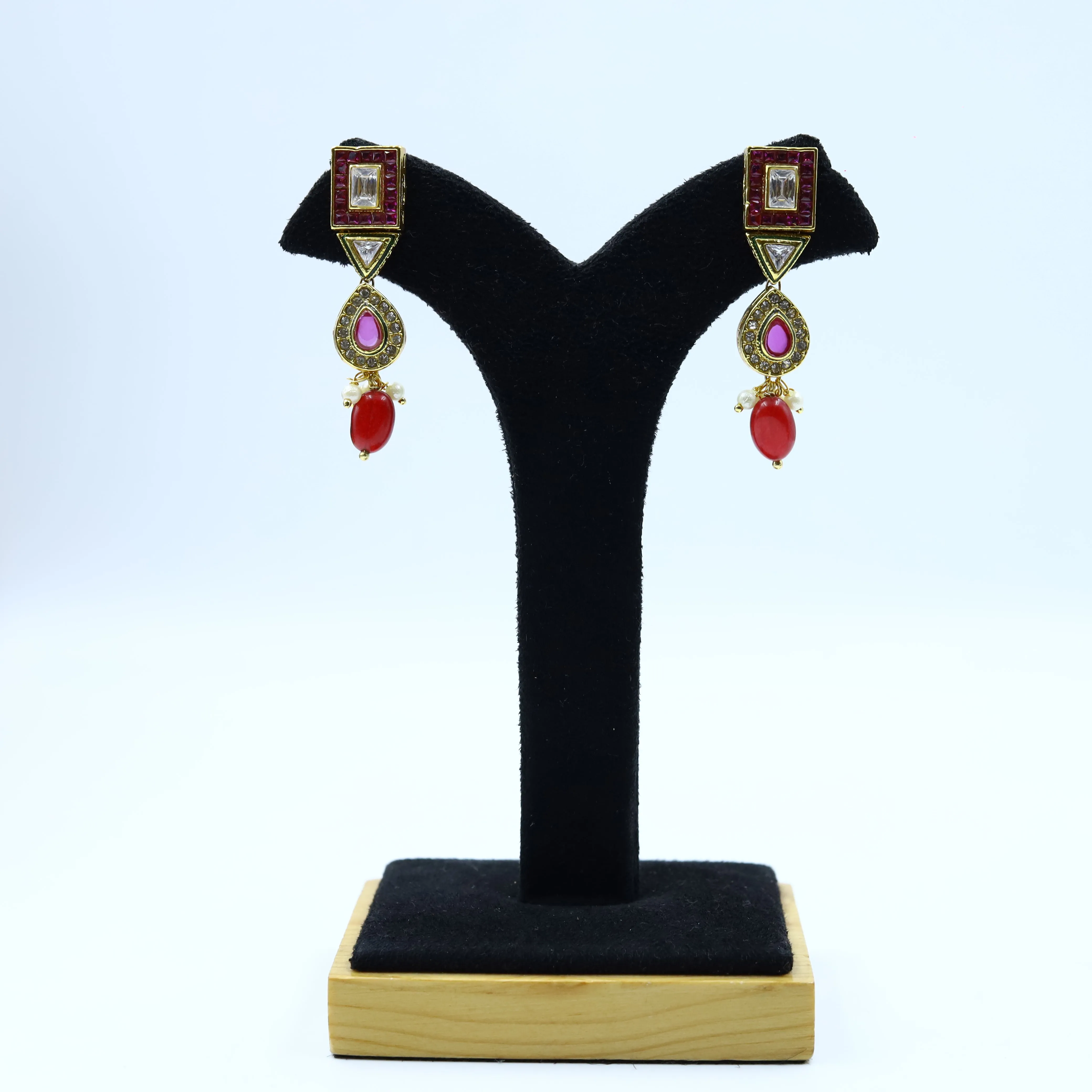 Polki Necklace Set 1005-21