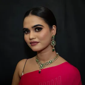 Polki Necklace Set 1016-21