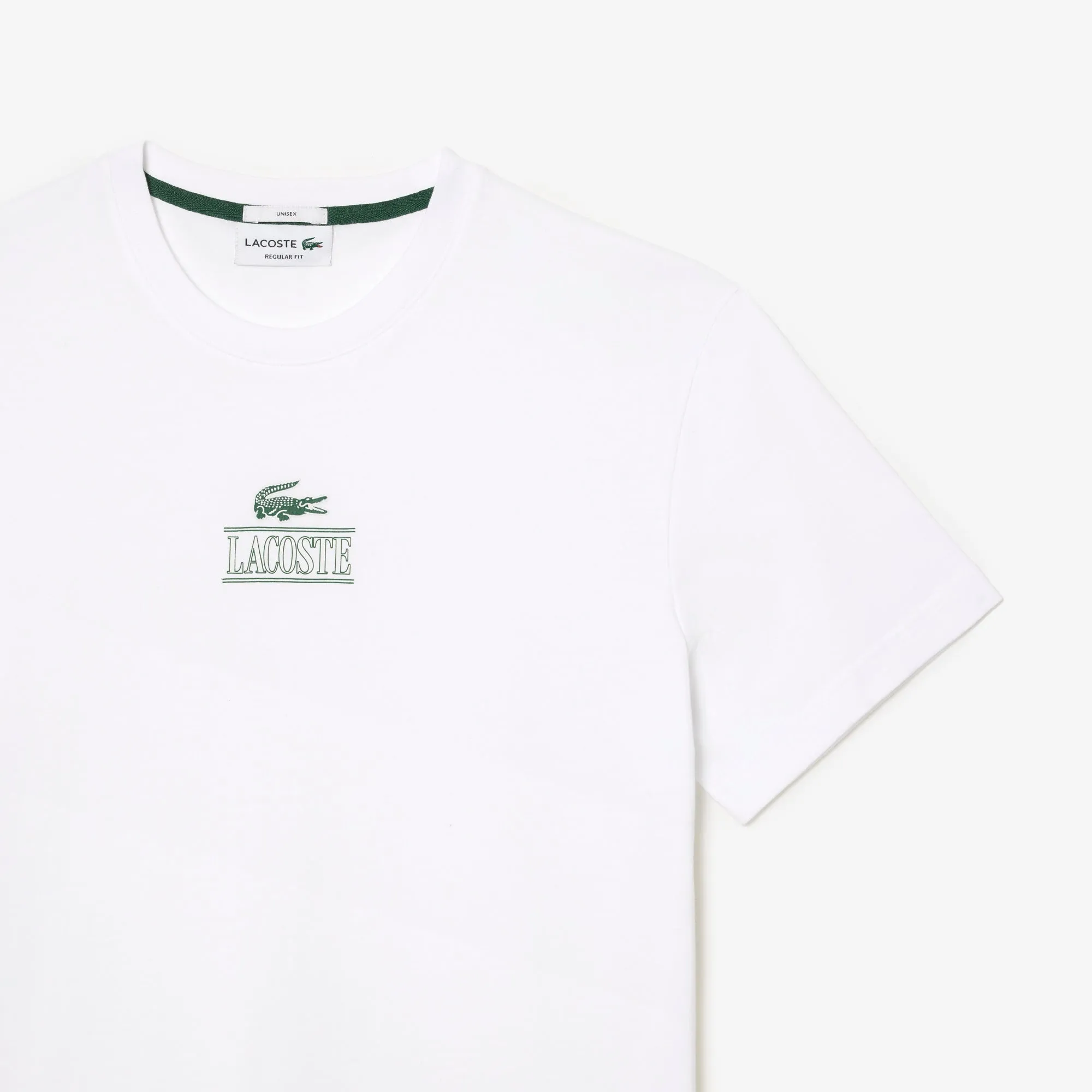 Regular Fit Cotton Jersey Branded T-shirt