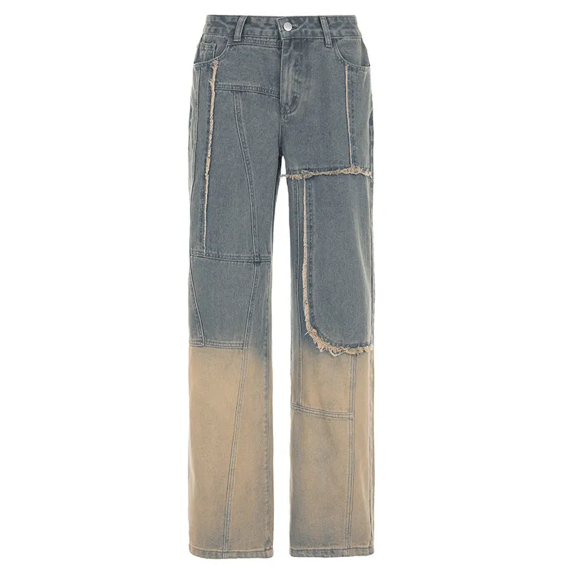 Retro Ombre Bleached Jeans
