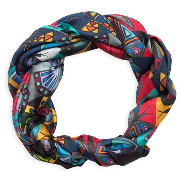 Rhapsody - Square Silk Scarf