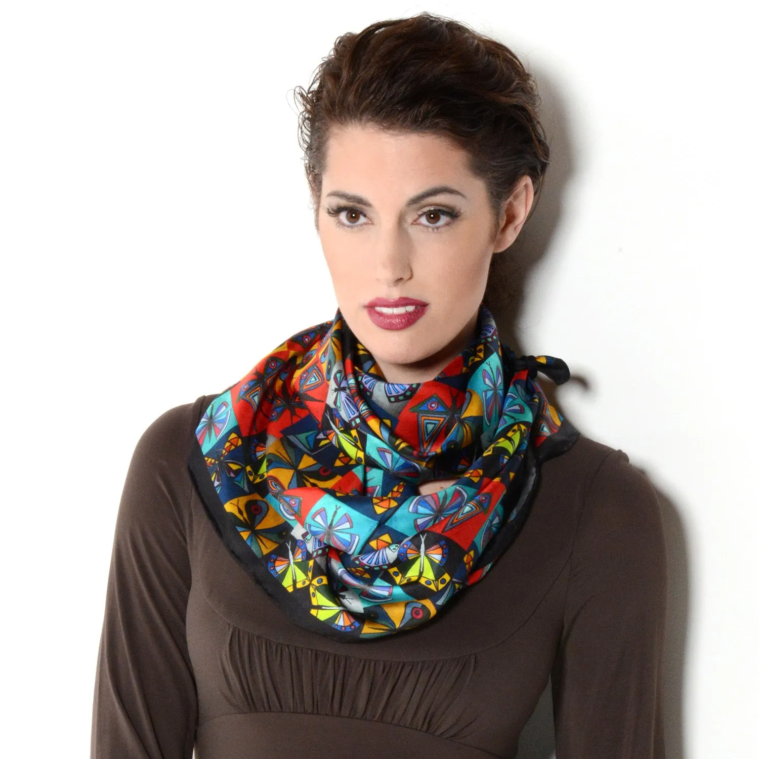 Rhapsody - Square Silk Scarf