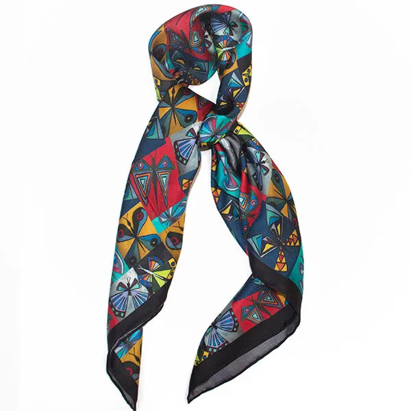 Rhapsody - Square Silk Scarf