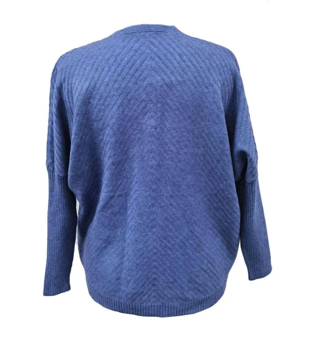 Ribbed Detail Hip Long Open Front Cardigan