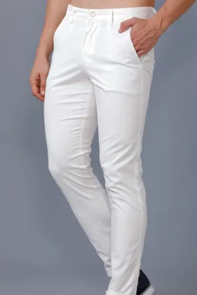 Rich White - 2 way stretch - COTTON PANT