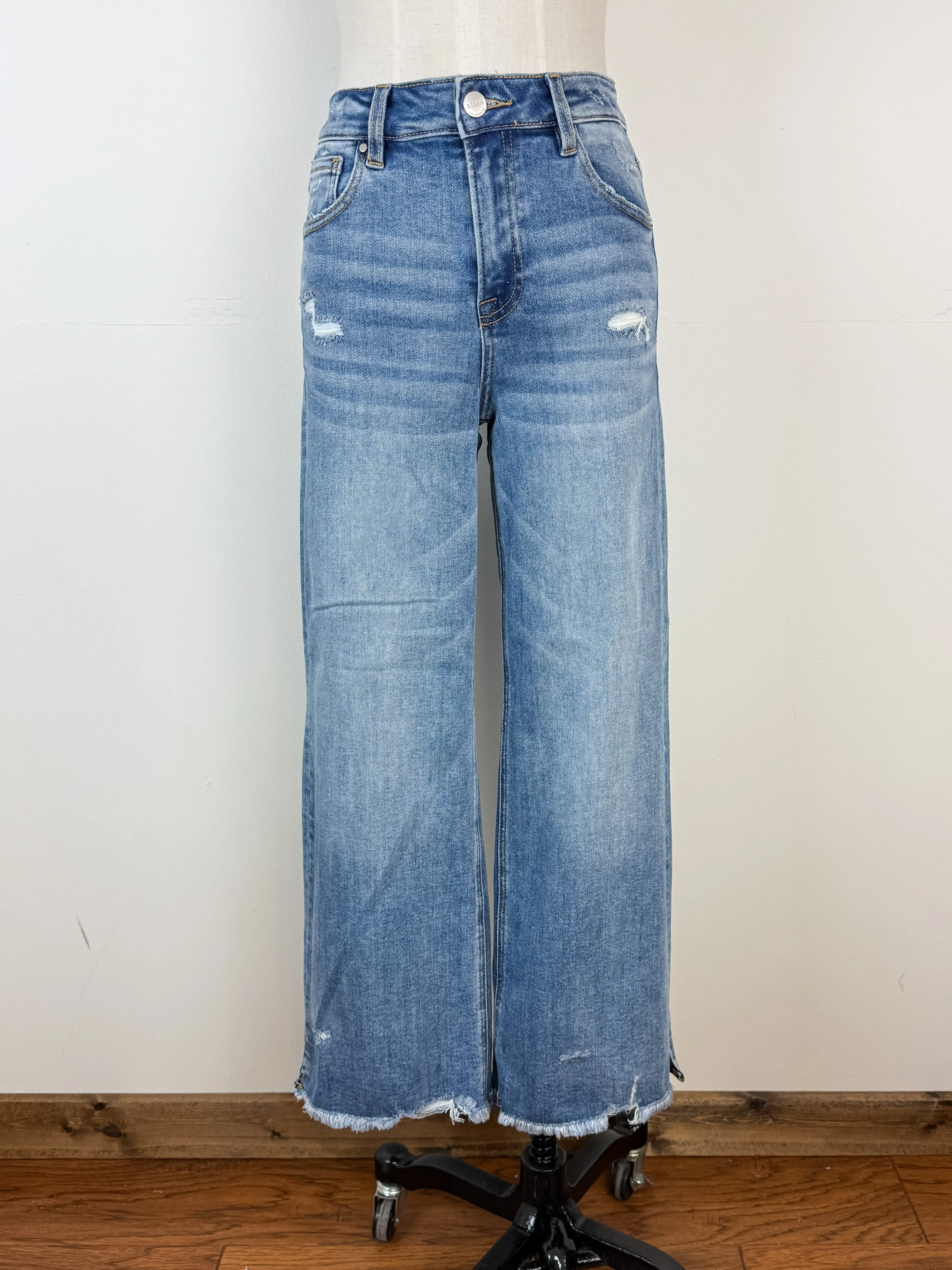Risen Mandy High Rise Cropped Wide Leg