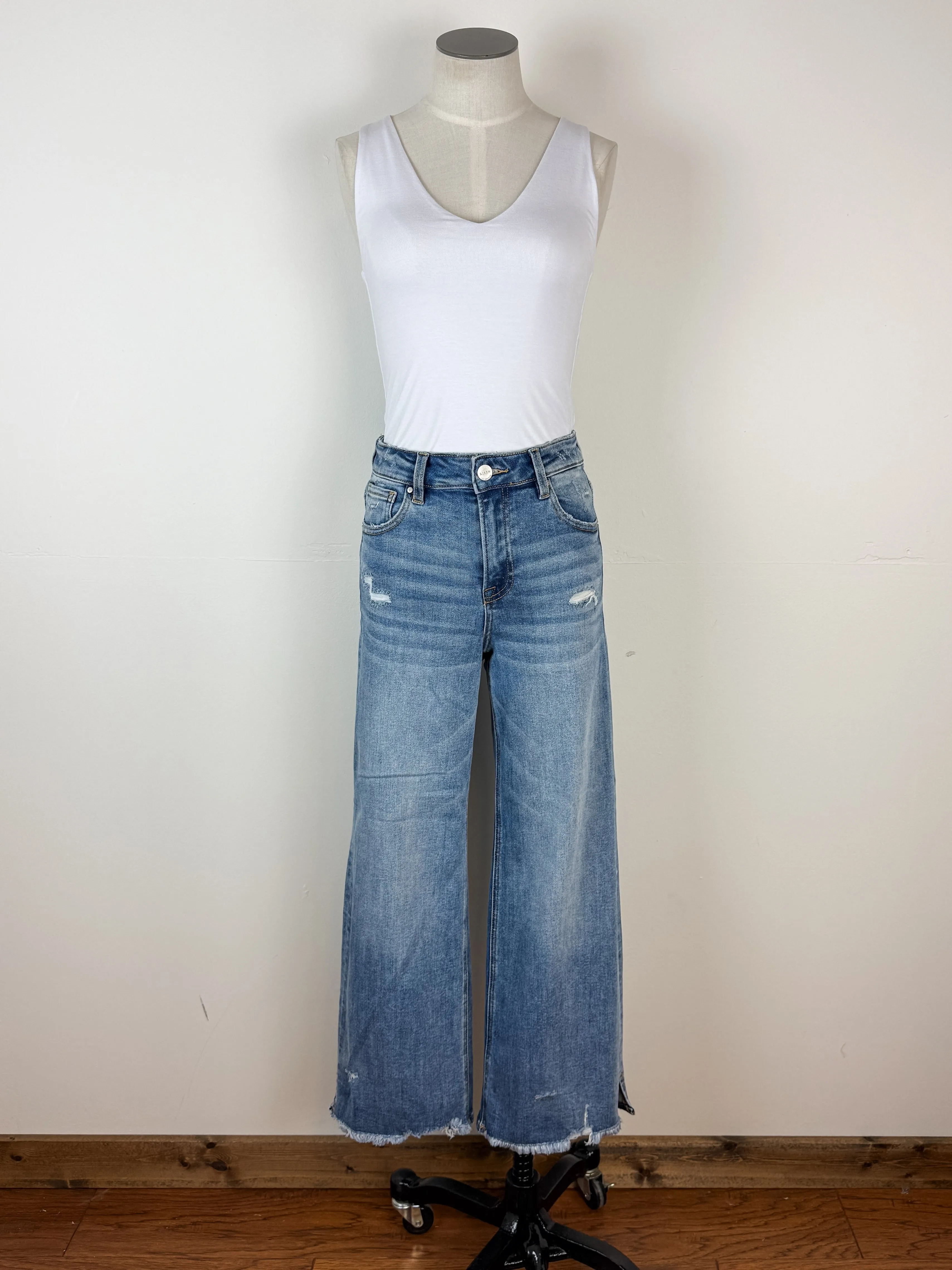Risen Mandy High Rise Cropped Wide Leg