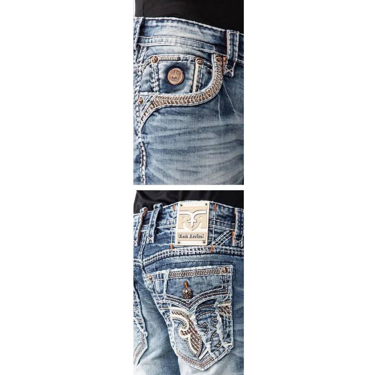 Rock Revival Herren Jeans Alpine Straight