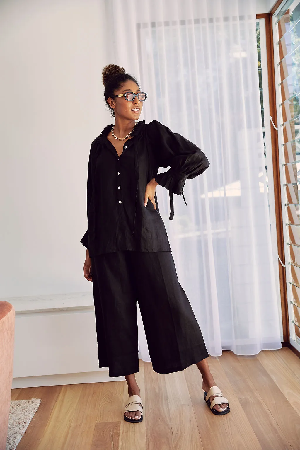 SALE Wide Leg Safari Pant