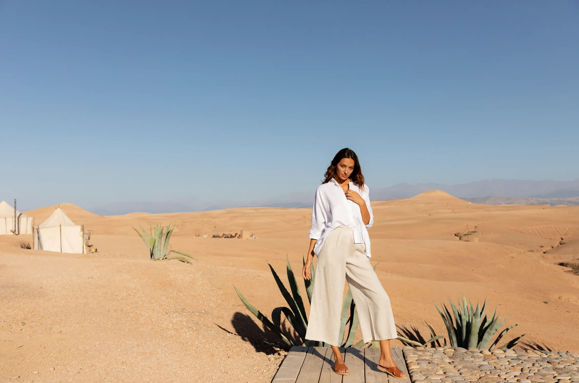 SALE Wide Leg Safari Pant