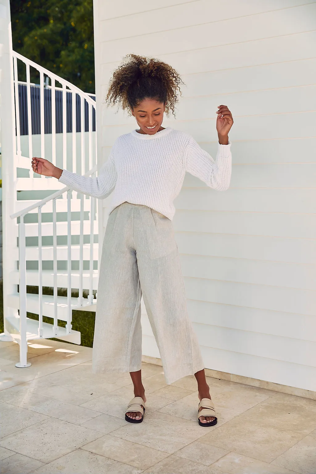 SALE Wide Leg Safari Pant