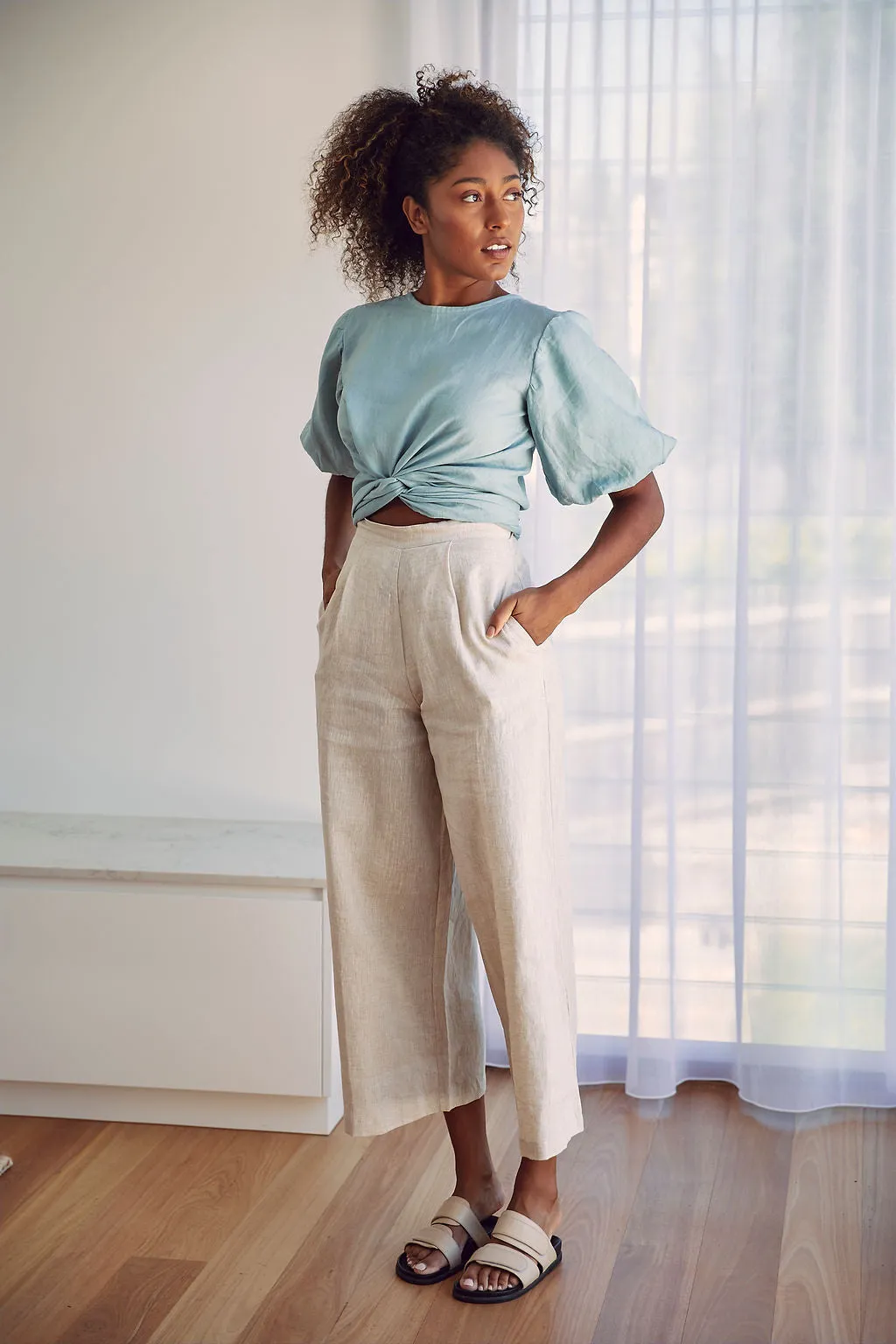SALE Wide Leg Safari Pant