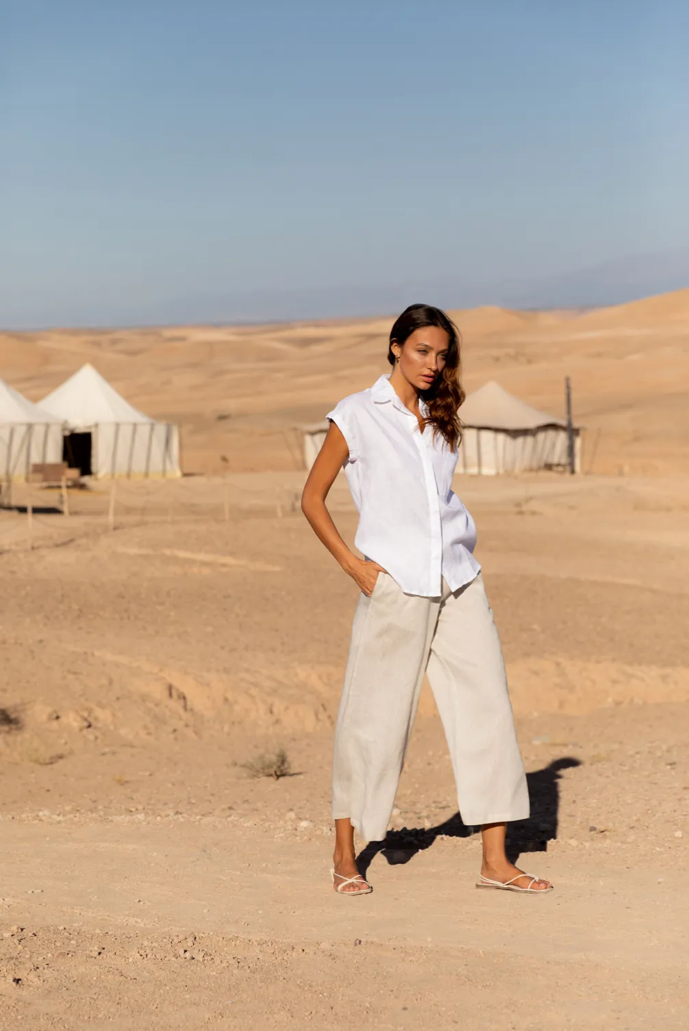 SALE Wide Leg Safari Pant