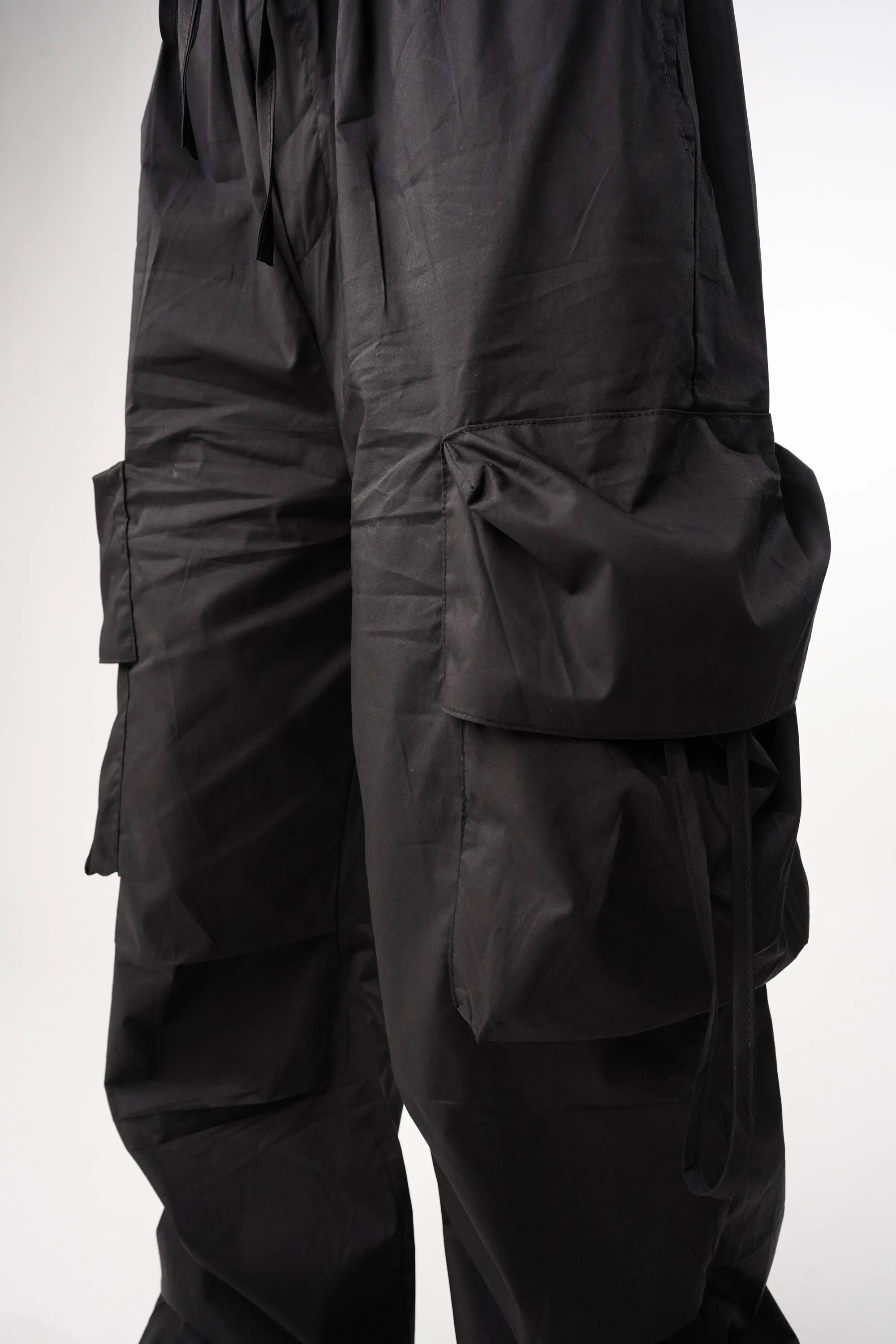 Shadow Black Comfy Cargos