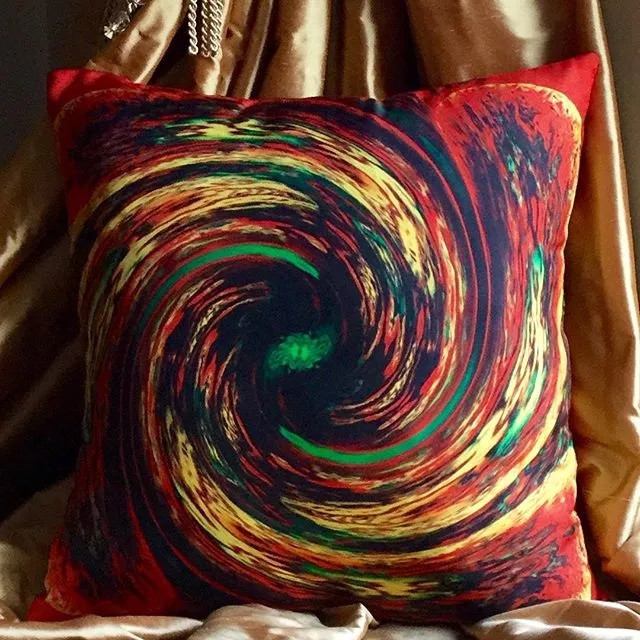 Silk Throw Pillow