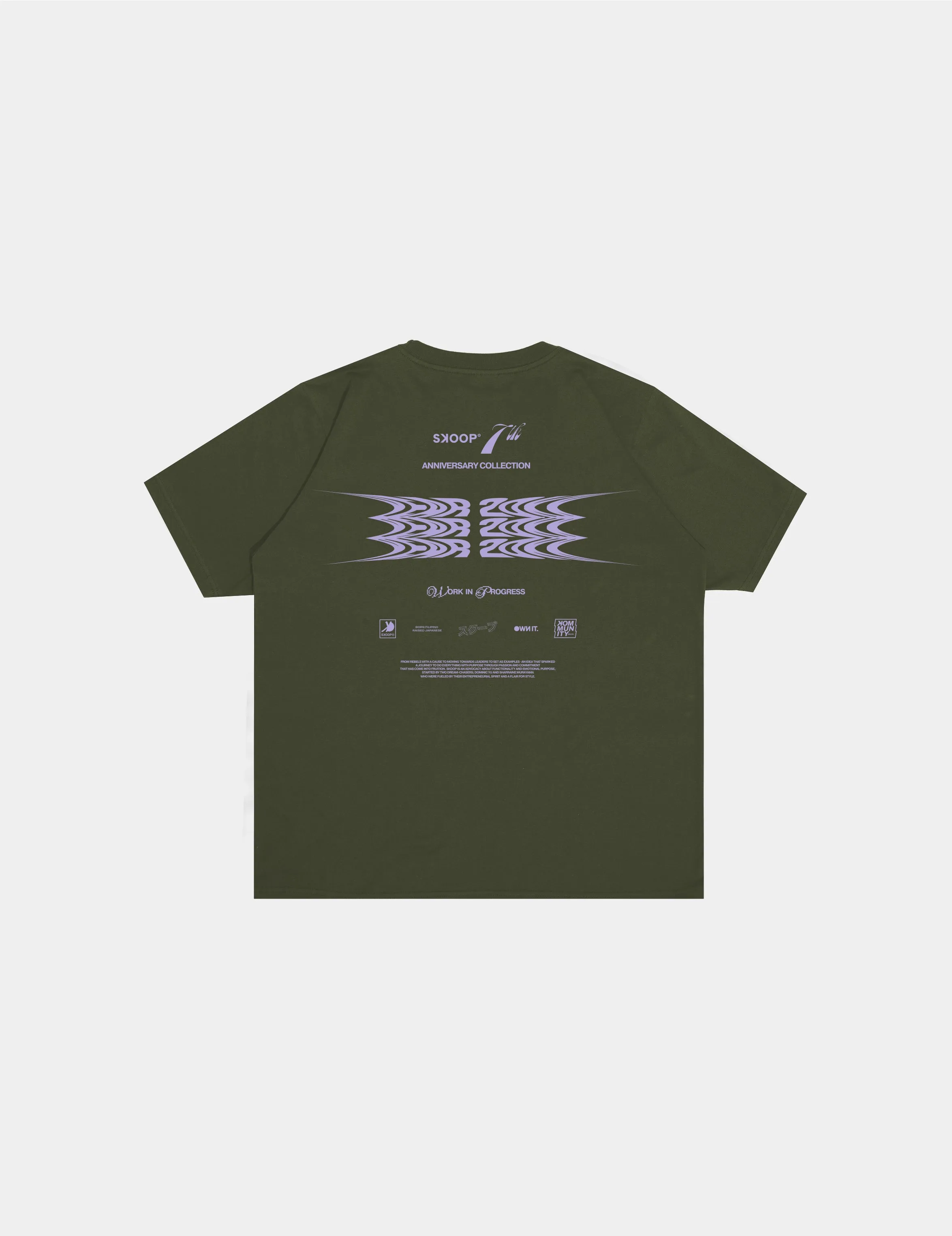 SKOOP® Crewneck Shirt Year 7 Tech Olive
