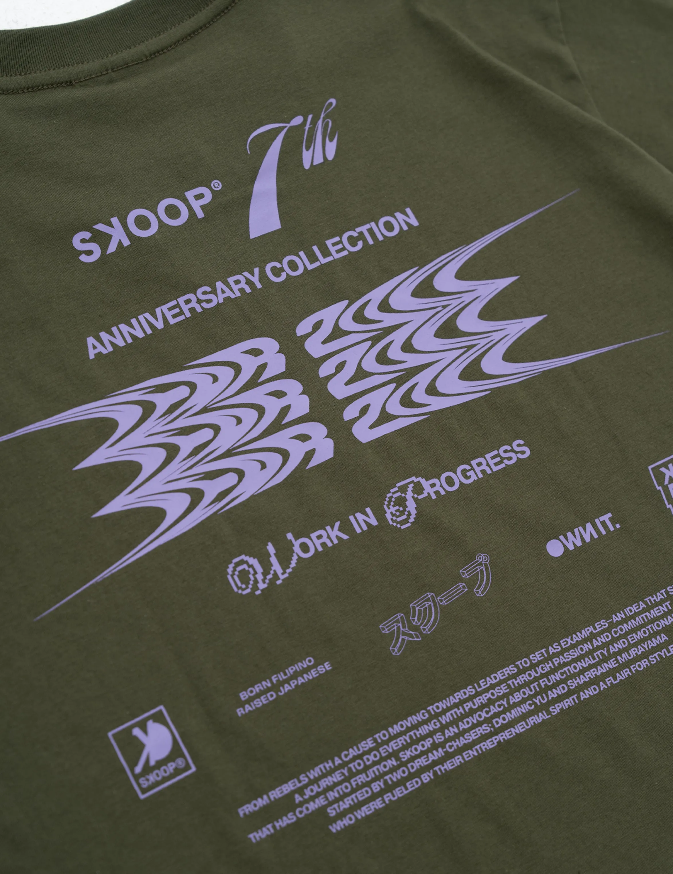 SKOOP® Crewneck Shirt Year 7 Tech Olive