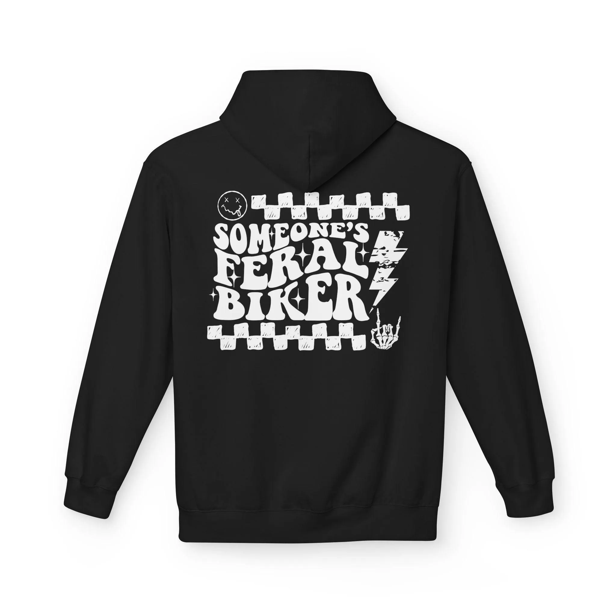Someone's Feral Biker Hoodie