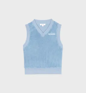 SRC Terry Vest - Sky Blue/White