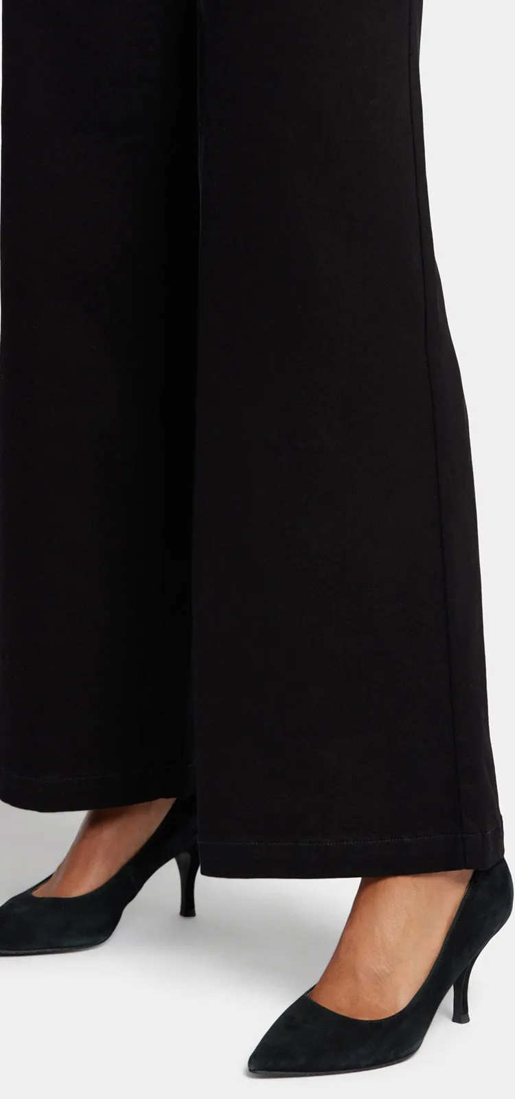 Teresa Wide Leg Jeans Zwart Premium Denim (Tall) | Black