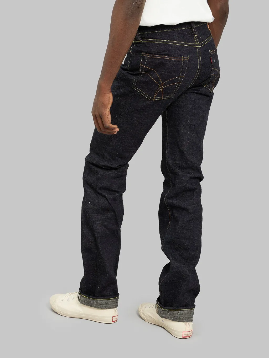 The Strike Gold 5103 15oz Slub Grey Weft Regular Straight Jeans