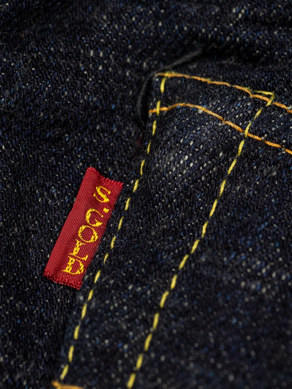 The Strike Gold 5103 15oz Slub Grey Weft Regular Straight Jeans