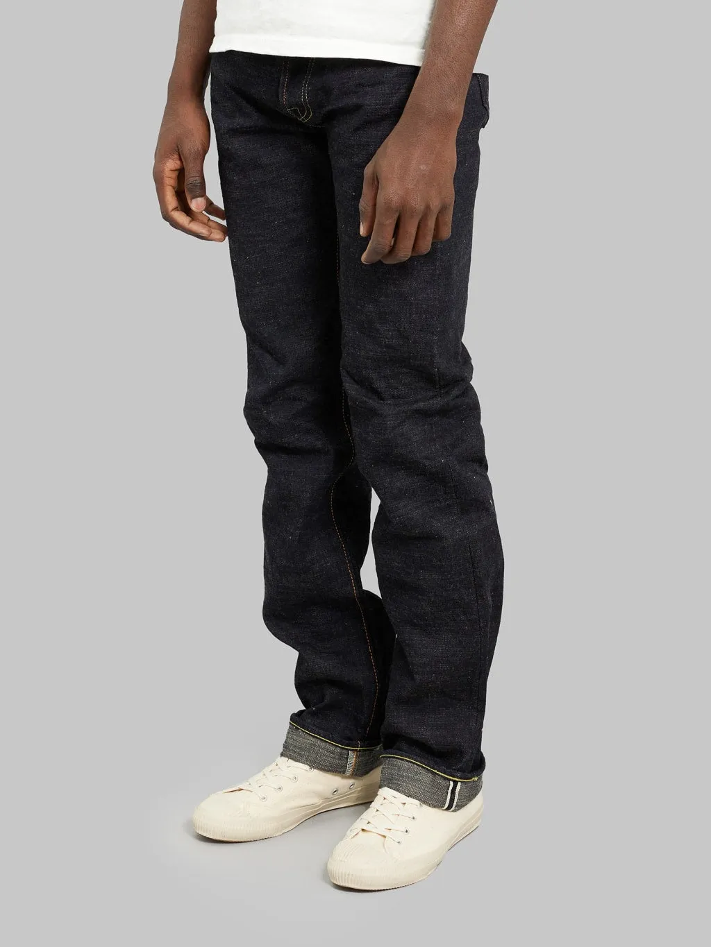 The Strike Gold 5103 15oz Slub Grey Weft Regular Straight Jeans