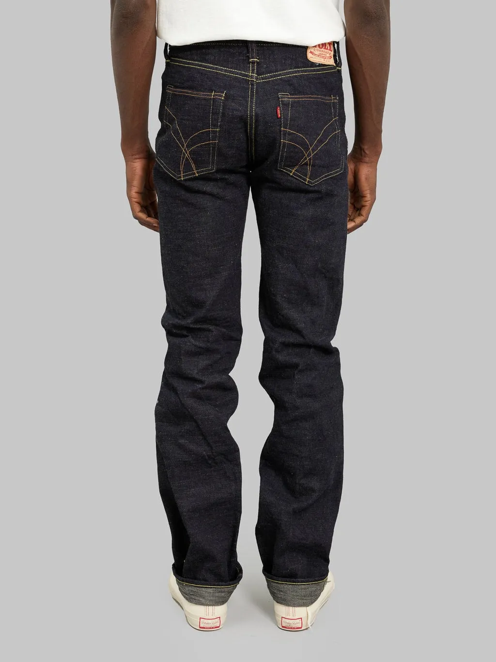 The Strike Gold 5103 15oz Slub Grey Weft Regular Straight Jeans