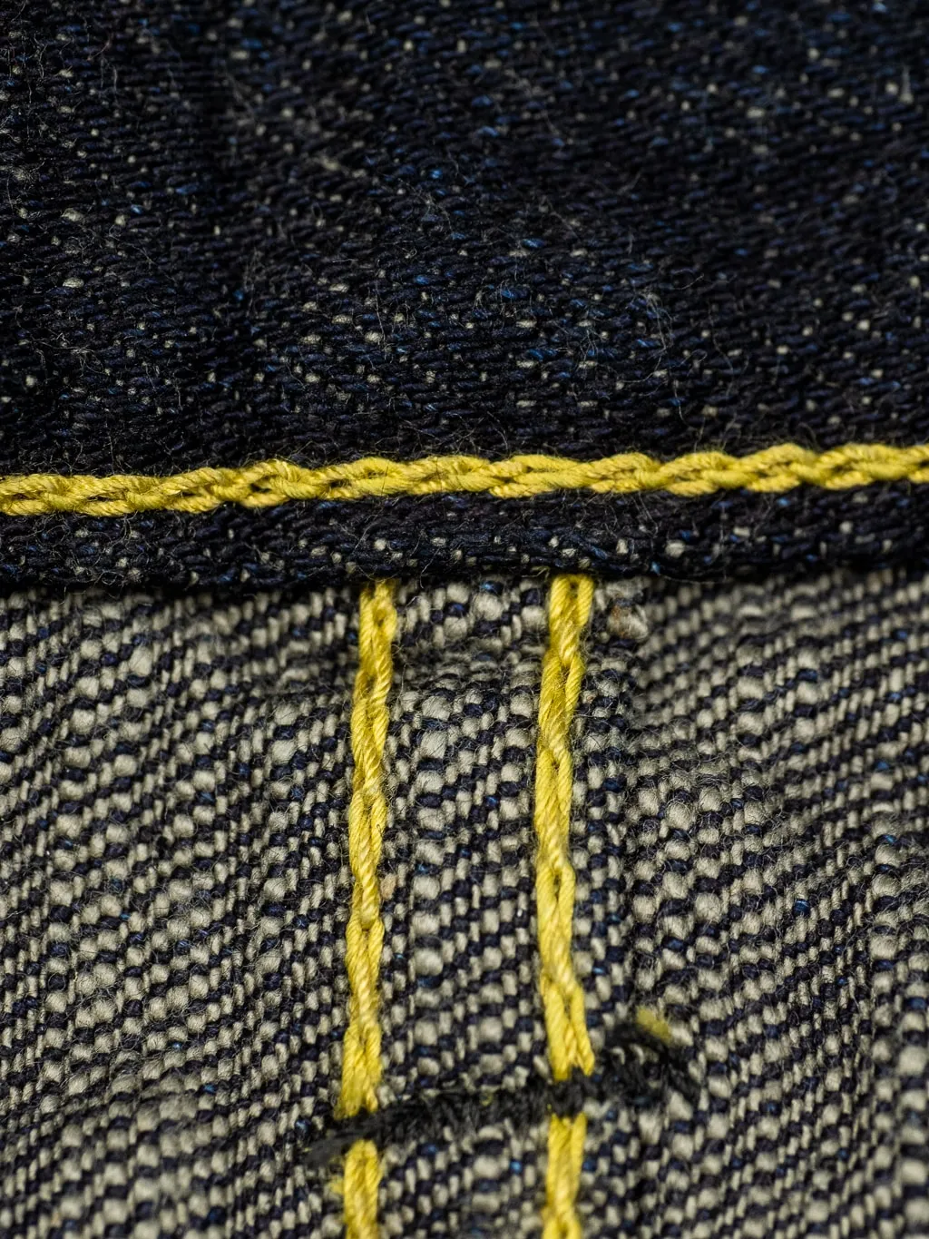 The Strike Gold 5103 15oz Slub Grey Weft Regular Straight Jeans