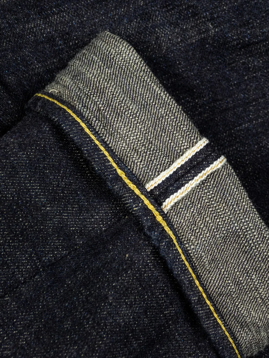 The Strike Gold 5103 15oz Slub Grey Weft Regular Straight Jeans