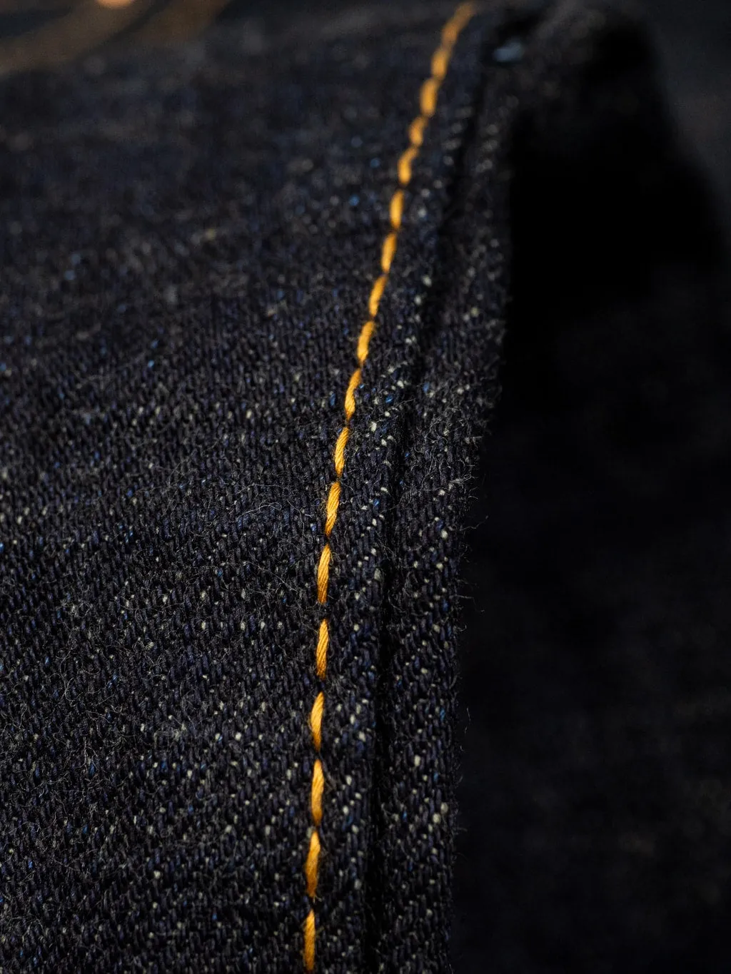 The Strike Gold 5103 15oz Slub Grey Weft Regular Straight Jeans