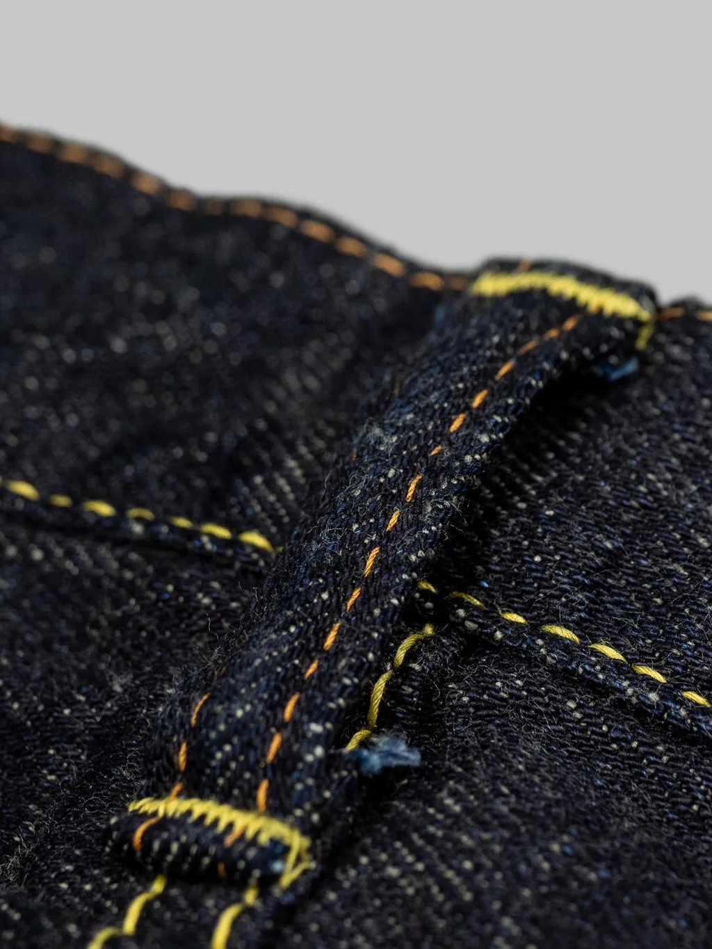The Strike Gold 5103 15oz Slub Grey Weft Regular Straight Jeans